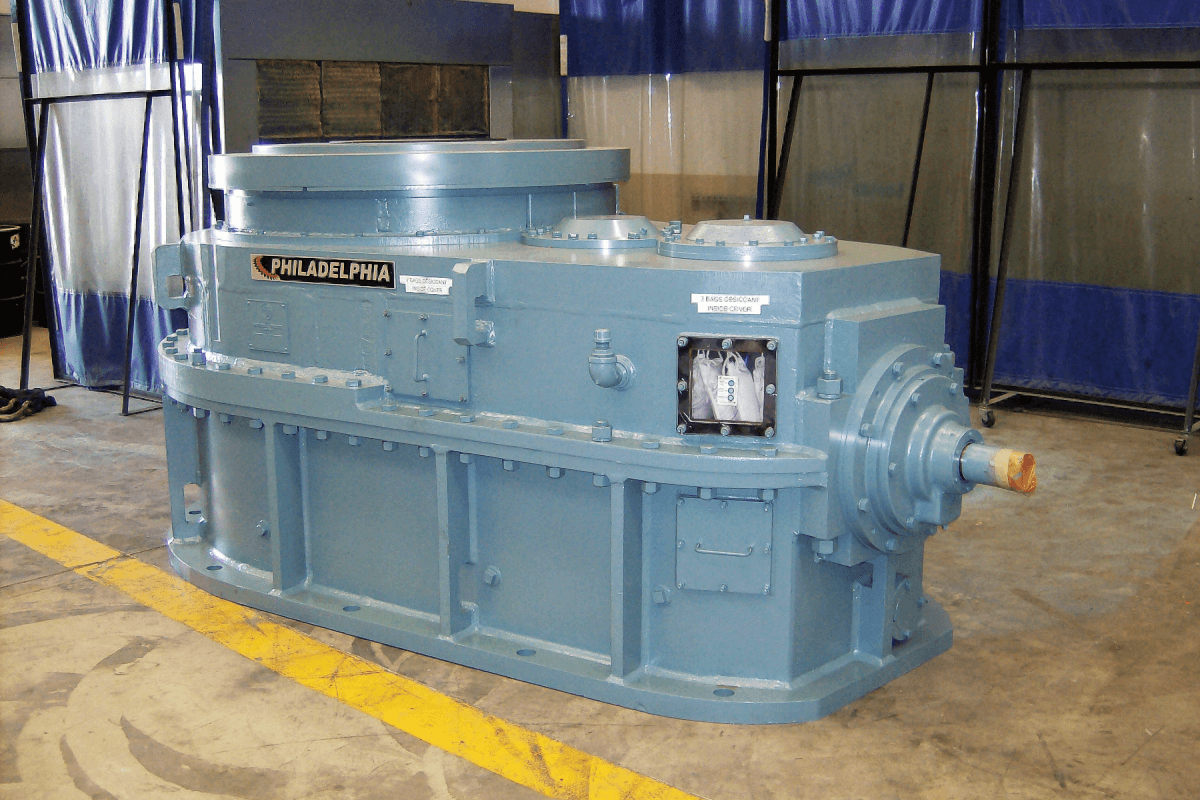 New Philadelphia Gear gearbox for mill 