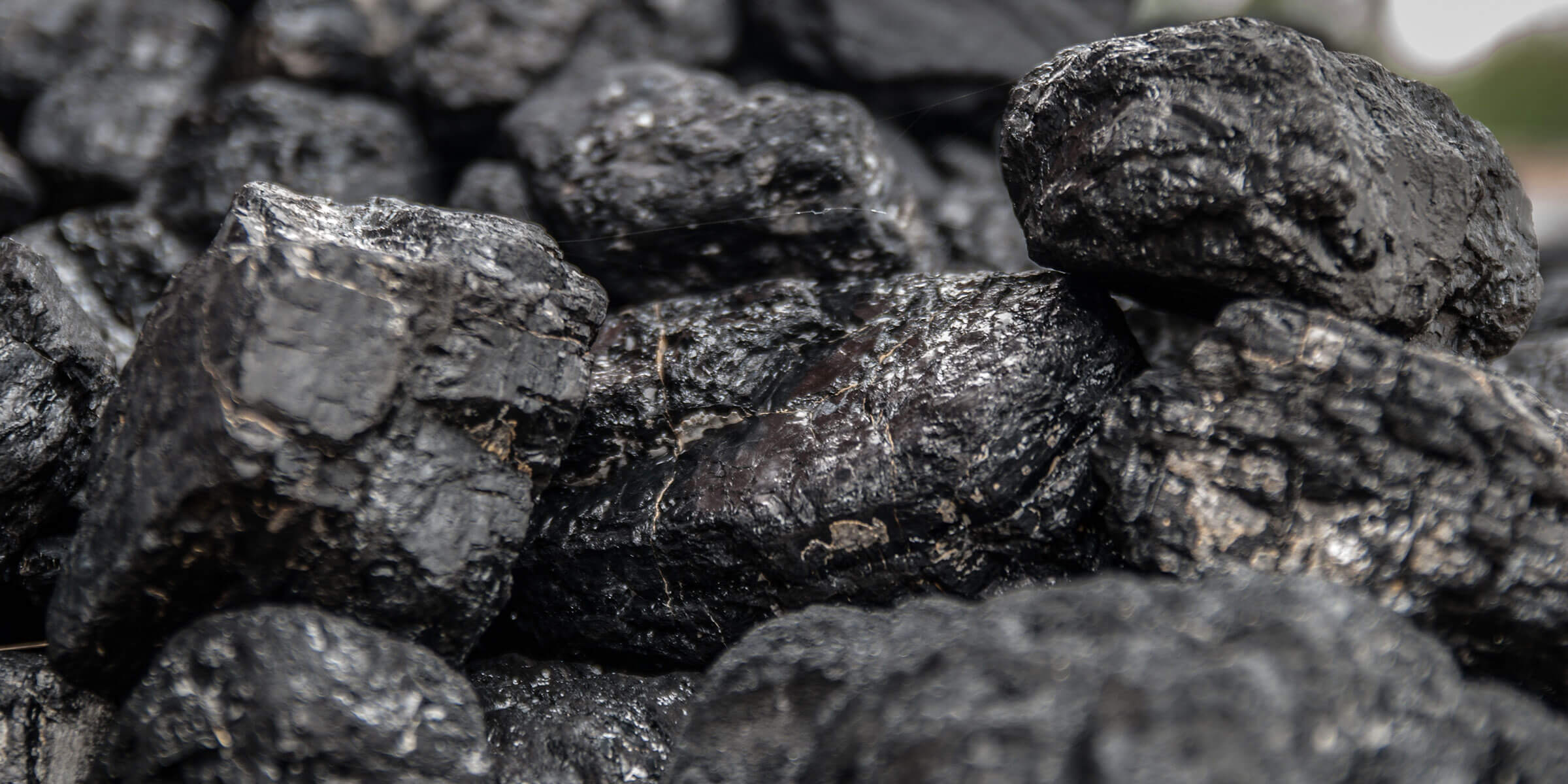 Close up of coal